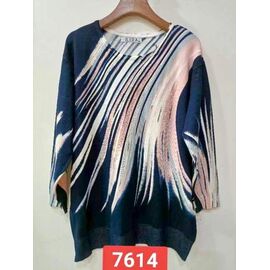 Светр жіночий 7614 navy р.3XL-4XL "LIDA" недорого оптом від прямого постачальника