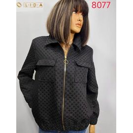 Фотография Кофта женская 8077 black р.52-62 "LIDA" недорого оптом от прямого поставщика
