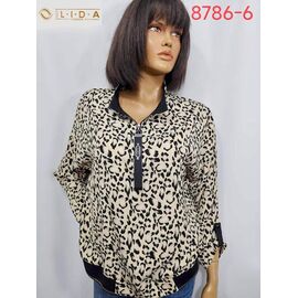 Светр жіночий 8786-6 beige р.52-62 "LIDA" недорого оптом від прямого постачальника