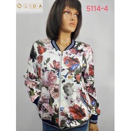 Кофта жіноча 5114-4 white-pink р.52-62 "LIDA" недорого оптом від прямого постачальника