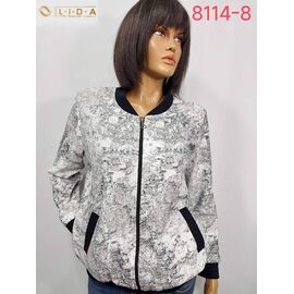 Сорочка жіноча 8114-8 grey р.52-62 "LIDA" недорого оптом від прямого постачальника