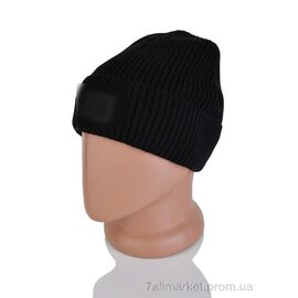 Фотография Шапка мужская Зима 9-19 black (5 шт. р.сетка One size) "TUZZI" недорого оптом от прямого поставщика