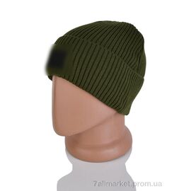 Фотография Шапка мужская Зима 9-19 khaki (5 шт. р.сетка One size) "TUZZI" недорого оптом от прямого поставщика