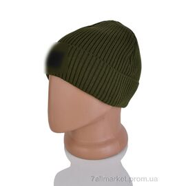 Фотография Шапка мужская Зима 9-20 khaki (5 шт. р.сетка One size) "TUZZI" недорого оптом от прямого поставщика