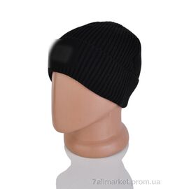 Фотография Шапка мужская Зима 9-21 black (5 шт. р.сетка One size) "TUZZI" недорого оптом от прямого поставщика
