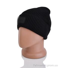 Фотография Шапка унисекс Зима 9-22 black (5 шт. р.сетка One size) "TUZZI" недорого оптом от прямого поставщика