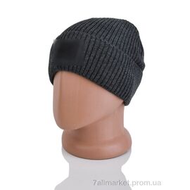 Фотография Шапка унисекс Зима 9-22 grey (5 шт. р.сетка One size) "TUZZI" недорого оптом от прямого поставщика