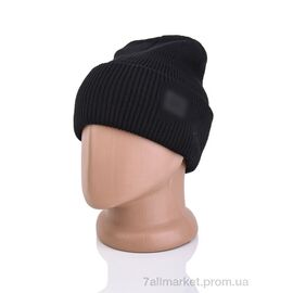 Фотография Шапка мужская Зима 9-23 black (5 шт. р.сетка One size) "TUZZI" недорого оптом от прямого поставщика