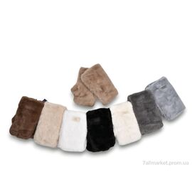 Фотография Митенки женские Зима M22 (норка) mix (12 шт. р.сетка One size) "TUZZI" недорого оптом от прямого поставщика