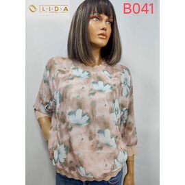 Светр жіночий B041 nude р.52-62 "LIDA" недорого оптом від прямого постачальника