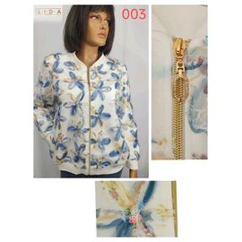 Фотография Кофта женская 003 white-blue р.50-60 "LIDA" недорого оптом от прямого поставщика