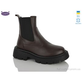 Черевики жіночі стильні Зима 367 кор.к. хутро (6 пар р.36-40) "Garti" недорого оптом від прямого постачальника