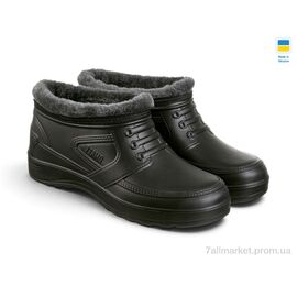 Фотография Галоши мужские зима B-113A чорний (6 пар р.42-45) "Rai shoes" недорого оптом от прямого поставщика