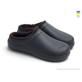 Сабо чоловічі Зима НМ-132-1A чорний (6 пар р.41-45) "Rai shoes" недорого оптом від прямого постачальника