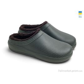 Сабо чоловічі Зима НМ-132-1AG хакі (6 пар р.41-45) "Rai shoes" недорого оптом від прямого постачальника