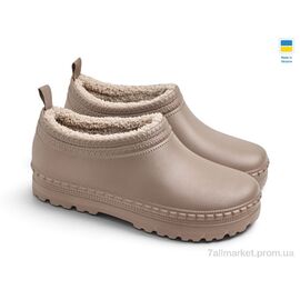 Калоші жіночі Зима D-42 DBg т.бежевий (6 пар р.37-41) "Rai shoes" недорого оптом від прямого постачальника