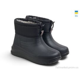Чоботи з піни жіночі Зима D-390A чорний (6 пар р.37-41) "Rai shoes" недорого оптом від прямого постачальника