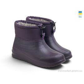 Чоботи з піни жіночі Зима D-390DF т.фіолетовий (6 пар р.37-41) "Rai shoes" недорого оптом від прямого постачальника