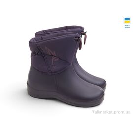 Чоботи з піни жіночі Зима D-335-1DF т.фіолетовий (6 пар р.37-41) "Rai shoes" недорого оптом від прямого постачальника