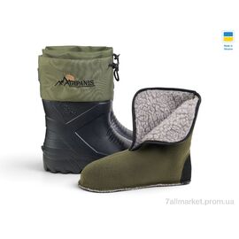 Фотография Сапоги из пены мужские зима RM-142A чорний-хакі (6 пар р.42-45) "Rai shoes" недорого оптом от прямого поставщика
