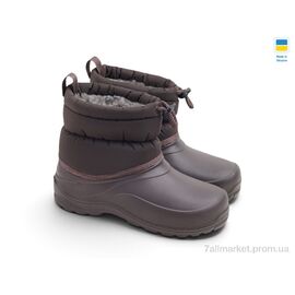 Чоботи з піни дитячі Зима 083Ch шоколадний (6 пар р.30-36) "Rai shoes" недорого оптом від прямого постачальника