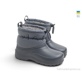 Чоботи з піни дитячі Зима 083DG графіт (6 пар р.30-36) "Rai shoes" недорого оптом від прямого постачальника