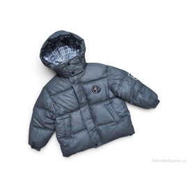 Куртка дитяча Зима K2624 сірий єврозима (4 шт. р.сітка140-170) "Kids-modnik" недорого оптом від прямого постачальника