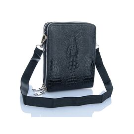 Фотография Барсетка мужская 9003 black р.17-12-4 "Glamorta" недорого оптом от прямого поставщика