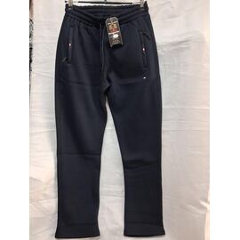 Фотография Штаны спортивные мужские утеплённые 2091 navy р.3XL-6XL "RING" недорого оптом от прямого поставщика