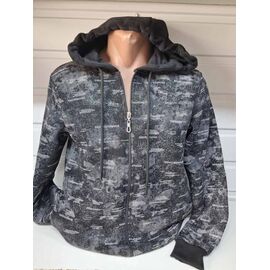 Фотография Кофта спортивная мужская 2096 grey р.M-3XL "RING" недорого оптом от прямого поставщика