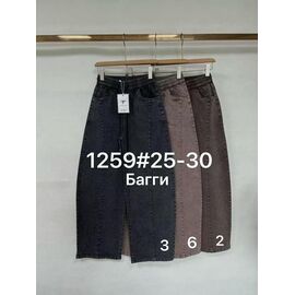 Фотография Джинсы женские 1259-2 brown р.25-30 "Yafeier" недорого оптом от прямого поставщика