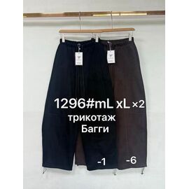 Фотография Штаны женские 1296-6 brown р.M-XL "Yafeier" недорого оптом от прямого поставщика