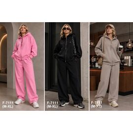 Фотография Костюм спортивный женский F7111 pink р.M-XL "Yafeier" недорого оптом от прямого поставщика