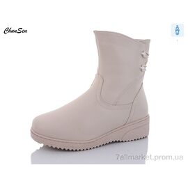 Черевики жіночі стильні Зима 9303-7 (8 пар р.37-42) "Chunsen" недорого оптом від прямого постачальника