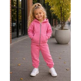 Костюм дитячий спортивний теплий на дівчинку 167 pink р.98-116 "Marimaks" недорого оптом від прямого постачальника