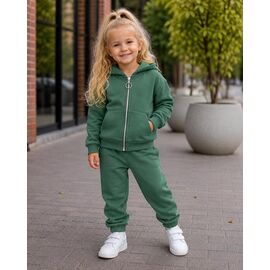 Костюм дитячий спортивний теплий на дівчинку 167 green р.98-116 "Marimaks" недорого оптом від прямого постачальника