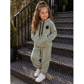 Костюм дитячий спортивний теплий на дівчинку 807 olive р.98-116 "Marimaks" недорого оптом від прямого постачальника