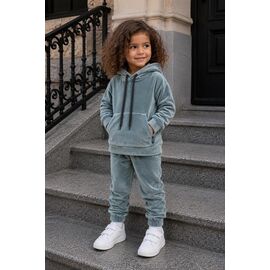 Костюм дитячий спортивний теплий на дівчинку 933 l.blue р.98-116 "Marimaks" недорого оптом від прямого постачальника