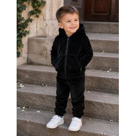 Костюм дитячий спортивний теплий на хлопчика 886 black р.92-116 "Marimaks" недорого оптом від прямого постачальника