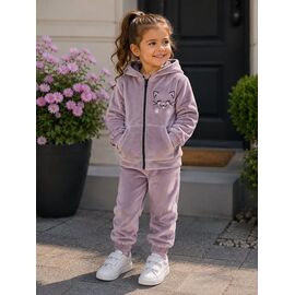 Фотография Костюм детский спортивный тёплый на девочку 1058 lilac р.92-116 "Marimaks" недорого оптом от прямого поставщика