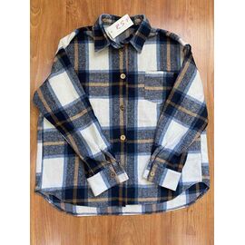 Фотография Рубашка женская 330 navy-white р.M-3XL "RSV" недорого оптом от прямого поставщика