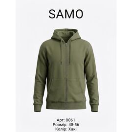 Фотография Кофта мужская YT8061 khaki р.48-56 "Annet" недорого оптом от прямого поставщика