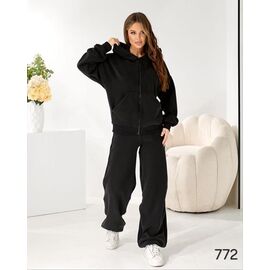 Фотография Костюм спортивный женский 772 black р.40-54 "DORA" недорого оптом от прямого поставщика
