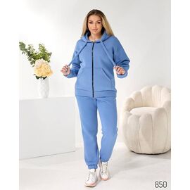 Фотография Костюм спортивный женский 850 l.blue р.48-58 "DORA" недорого оптом от прямого поставщика