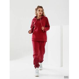 Фотография Костюм спортивный женский 886 red р.44-58 "DORA" недорого оптом от прямого поставщика