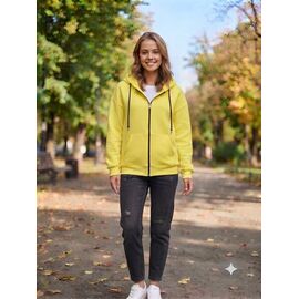 Кофта спортивна жіноча 1074 yellow р.S-L "Newe" недорого оптом від прямого постачальника