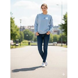 Фотография Свитер женский 1720 l.blue р.44-46 "Newe" недорого оптом от прямого поставщика