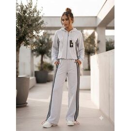 Фотография Костюм спортивный женский тёплый 2405 grey р.S-L "Newe" недорого оптом от прямого поставщика