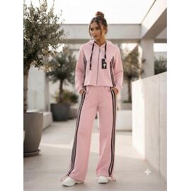 Фотография Костюм спортивный женский тёплый 2405 pink р.S-L "Newe" недорого оптом от прямого поставщика