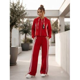 Фотография Костюм спортивный женский тёплый 2405 red р.S-L "Newe" недорого оптом от прямого поставщика